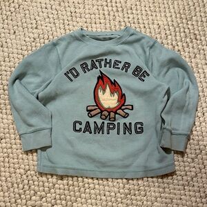 Gymboree Blue Camping Sweatshirt